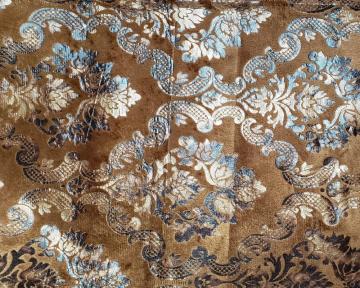 Knitted Material Foil Velvet Bronzing Fabric for Furniture