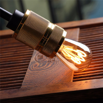 Klare Edison-Glühbirnen