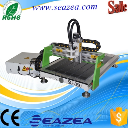 SZ-6090 mini cnc router for wood, jade, soft metal carving