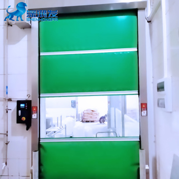Porta de rolamento de alta velocidade para sala limpa automática industrial