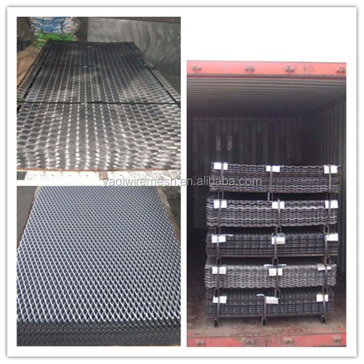 diamond stretched expanded metal polished stainless steel expanded metal mesh