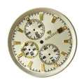 Matt Chronograph watch dial with CD pattern Subdials