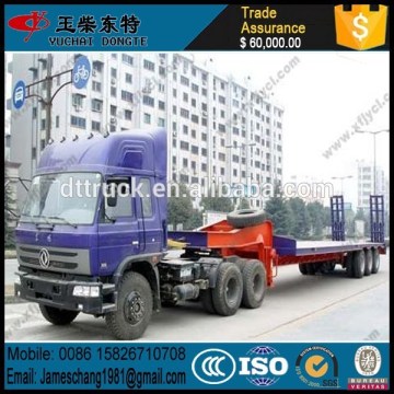 3 axle 40T-60T heavy duty low bed semi-trailer