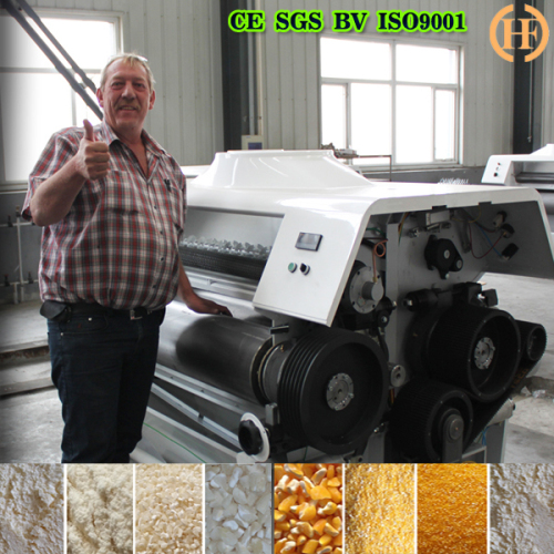 Complete set maize/corn flour roller mill machine