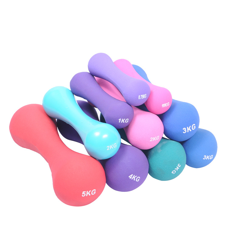 Female fitness equipment yoga workout exercise dumbbell
