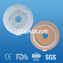 Medical adhesive hydrocolloid flange