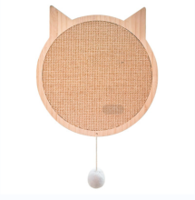 wood cat scratching board with fixed suction cup