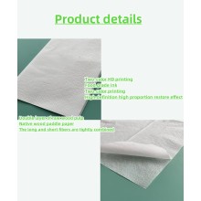 Serviette de papier de tissu d&#39;impression personnalisée