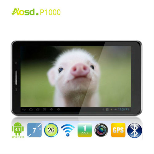 Cheapest 7 inch ramos tablet dual core MTK6572 256MB+512MB 800x 480 Wifi Two SIM Cards GPS P1000 MID