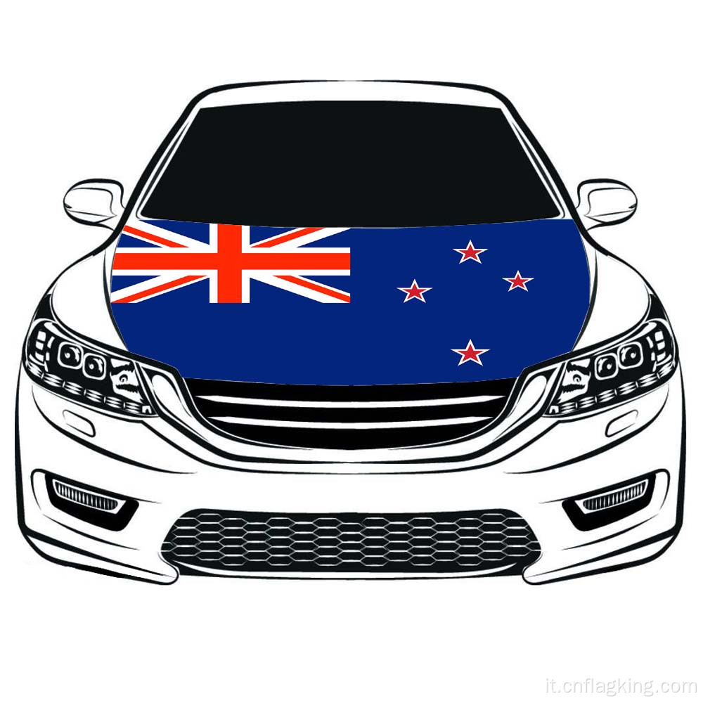 La bandiera del cofano dell&#39;auto della bandiera della Nuova Zelanda della Coppa del Mondo 100 * 150 cm