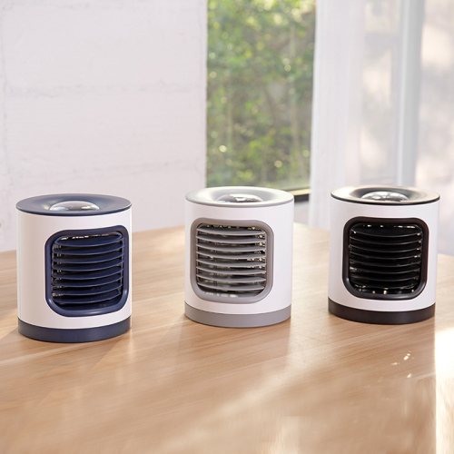 Ventilador multifuncional de luz de projeto de purificador de ar de resfriamento pequeno