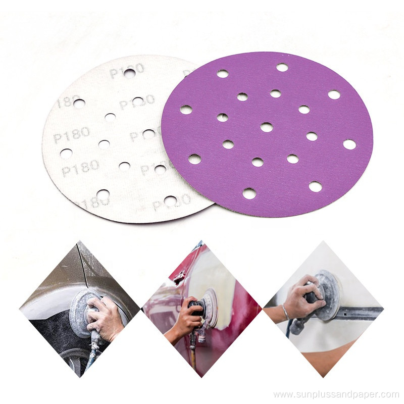 Fast Cut Abrasive Purple Ceramic Sand Paper