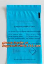 Plastic Bio Hazard Medical Bags Ldpe Ziplock Specimen Bag, PE A3 Size Specimen Medical Waste Bags