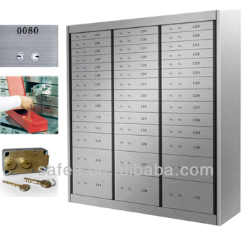 Column style Safe Deposit Box for bank
