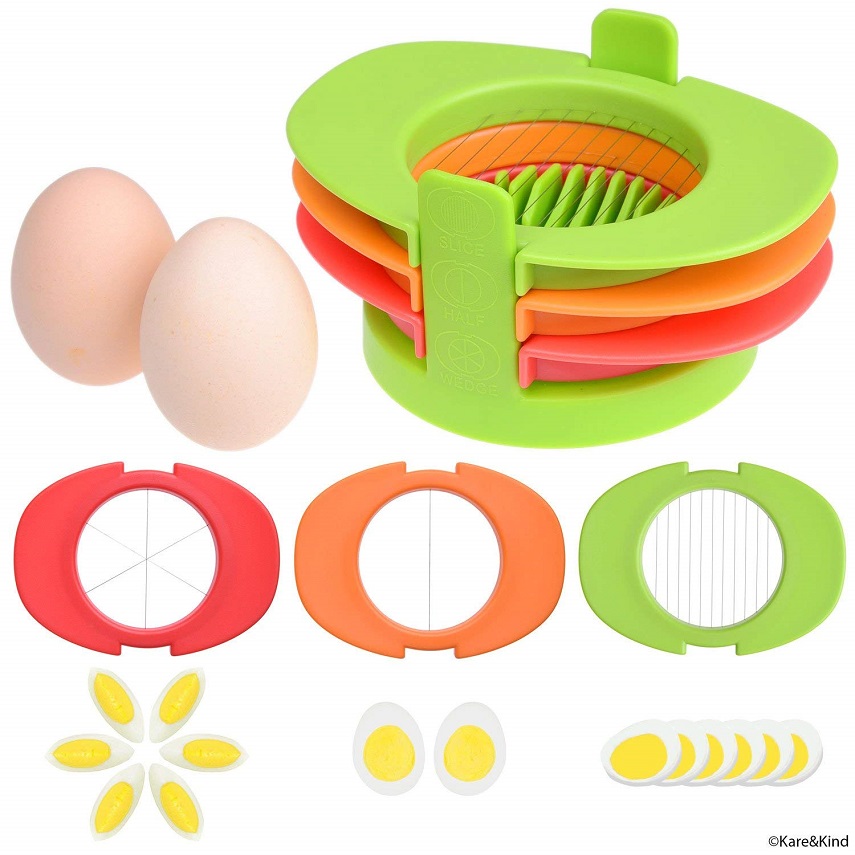 Egg Slicer Set with 3 Cutters