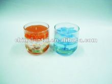 glass gel candles