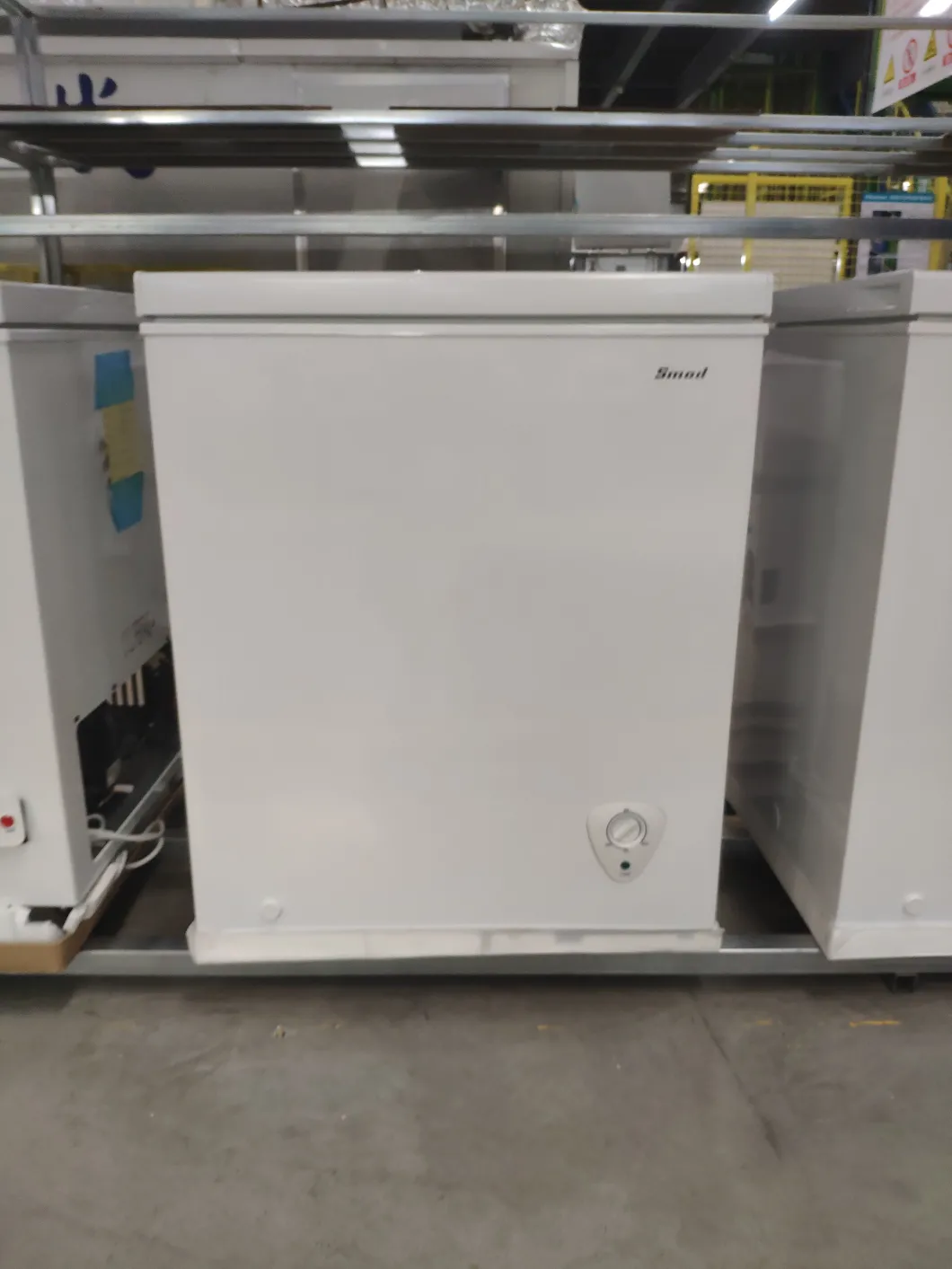 5.0 Cu. FT White Chest Deep Freezer Top Open Home Freezer