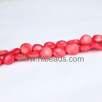 Pink coral beads 10mm loose-coral-beads-0088-011