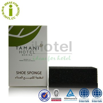 Hotel Black Shoe Polish Sponge