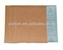 Waterproof abrasive emery cloth
