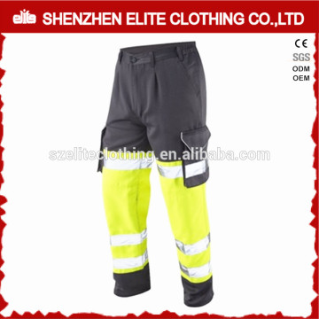 2016 Fashion Engineering Uniform Reflective Workwear Trousers Men