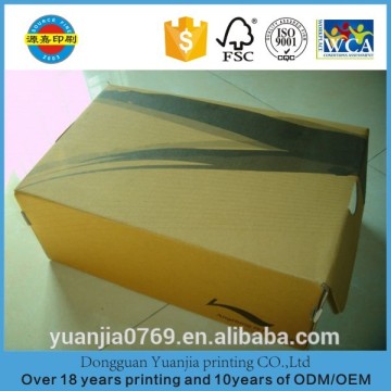 Corrugated shoe carton box