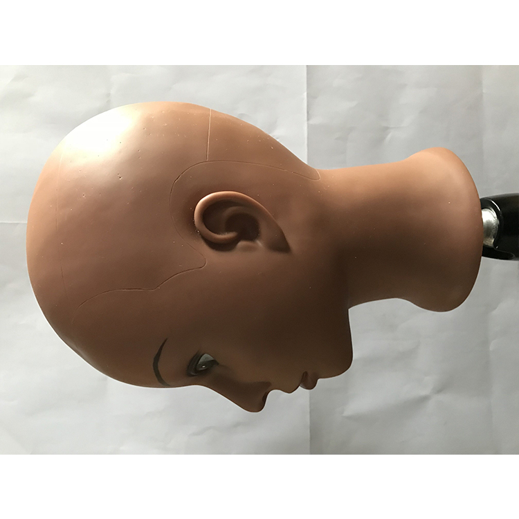Newest training head makeup hair mannequin head without hair for black