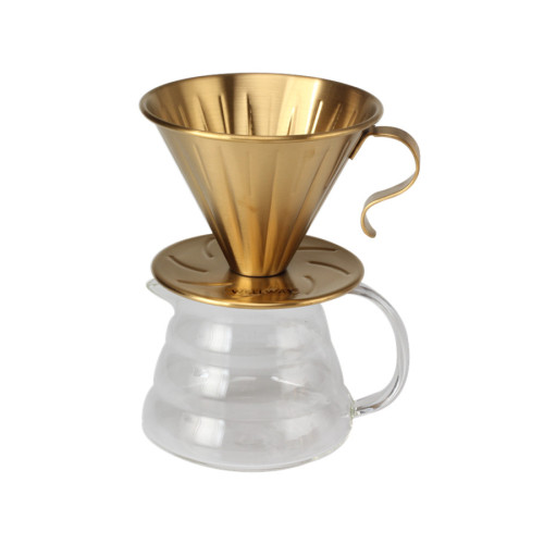 Golden Stainless Steel Coffee Dripper