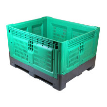 Heavy Duty Collapsible Plastic Pallet Boxes with Side Door