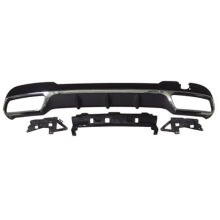 E63 AMG Rear Lip Diffuser for Mercedes-Benz E-Class W212 E63 Silver