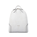 Mini sac à dos en cuir de vache multifonction blanc