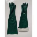 65cm Green PVC chemical gloves