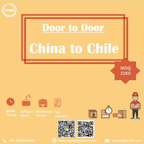 Deur tot deurdienst van Shenzhen naar Chili