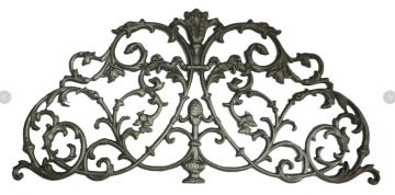 Ornamental fence gate wrought iron