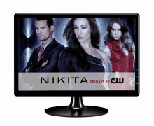 24inch LED Monitors with DVI+Spk+VGA, Vesa Mount