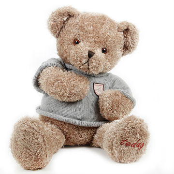 teddy bear plush toys with uniform, plush toys china