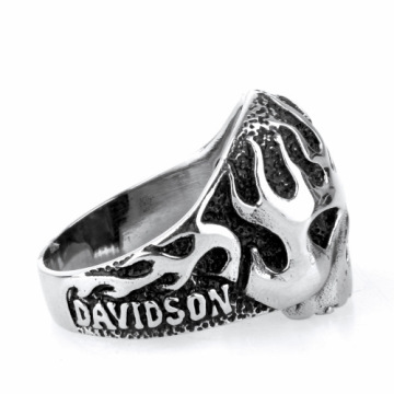 Big name Vintage old skull ring for lovers