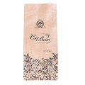 Bolsa de café Ziplock compostable de papel Kraft con estaño