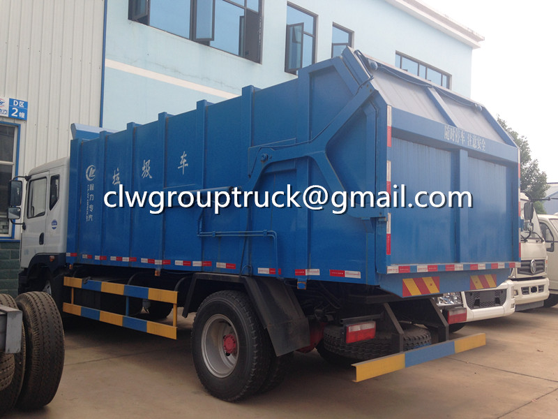 DONGFENG 4X2 14 Cubic Meter شاحنة جمع ونقل النفايات