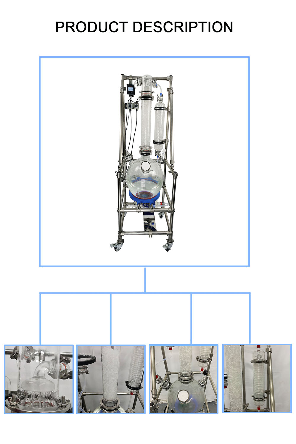 Customized 50L Tail gas absorber Gas scrubber tail gas absorption device for lab and research