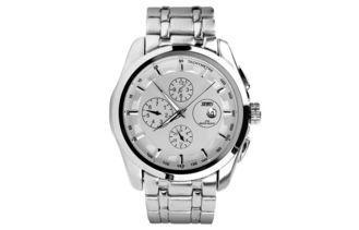 Men Big Dial Analog Quartz Watches , Business Wrist Watch