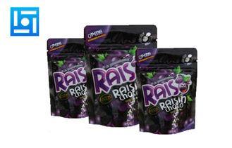 Dark Purple Printing Foil Stand Up Pouches Package Chocolat