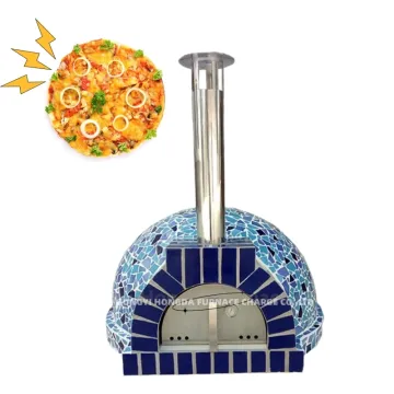 Portable Pizza Oven Kitchen Stone Bake Outdoor Wood Fired Clay Pizza Ovens