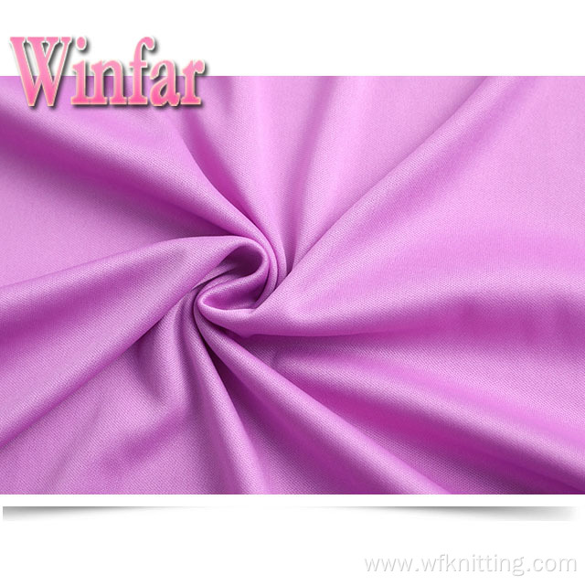 Lining Jersey Polyester 75d Interlock Knitted Fabric