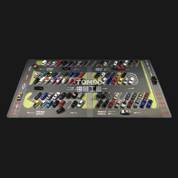 2021 Trending Parking Lot Road Map Scenes Office Mouse Pad