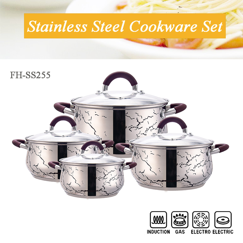 purple color cookware set