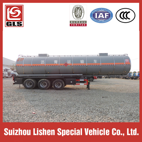 Bitmen Semi Trailer Heating Bitumen Tanker