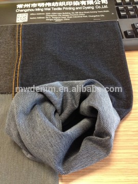 elastane stretch denim knit jeans