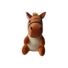 Wholesale 15cm Brown Horse Plush Toy for Crane Machine