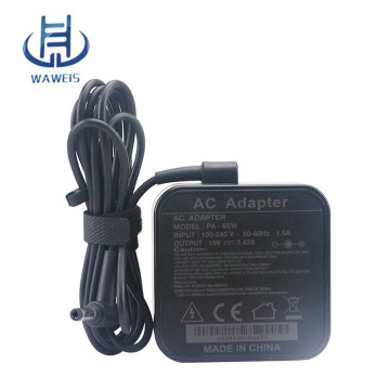 19v 3.42a square shaped adapter 65w for Asus